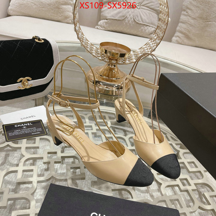 Women Shoes-Chanel luxury shop ID: SX5926 $: 109USD