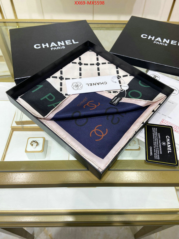 Scarf-Chanel fake high quality ID: MX5598 $: 69USD