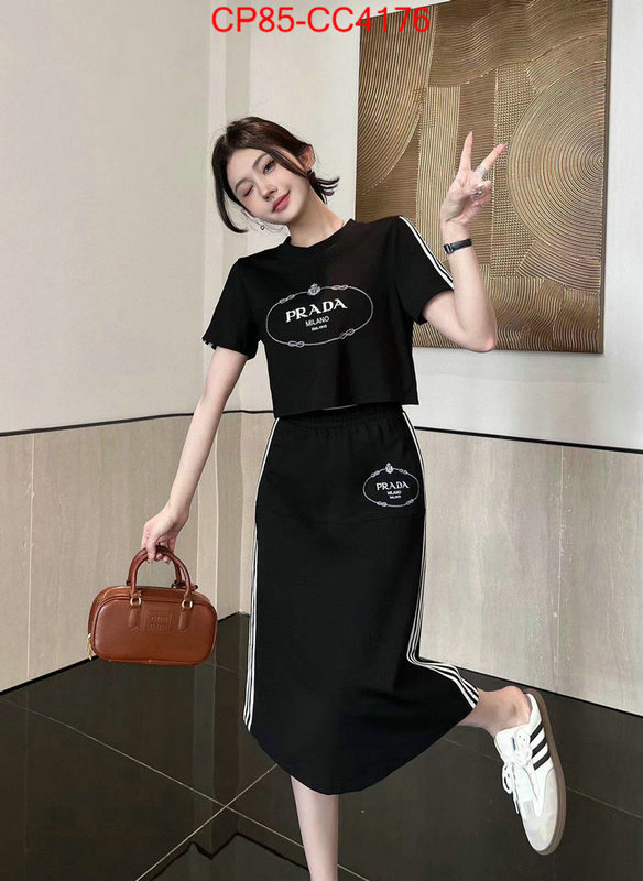 Clothing-Prada replica aaaaa+ designer ID: CC4176 $: 85USD