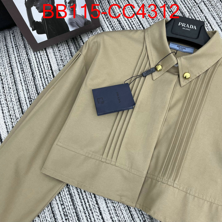 Clothing-Prada how to find replica shop ID: CC4312 $: 115USD