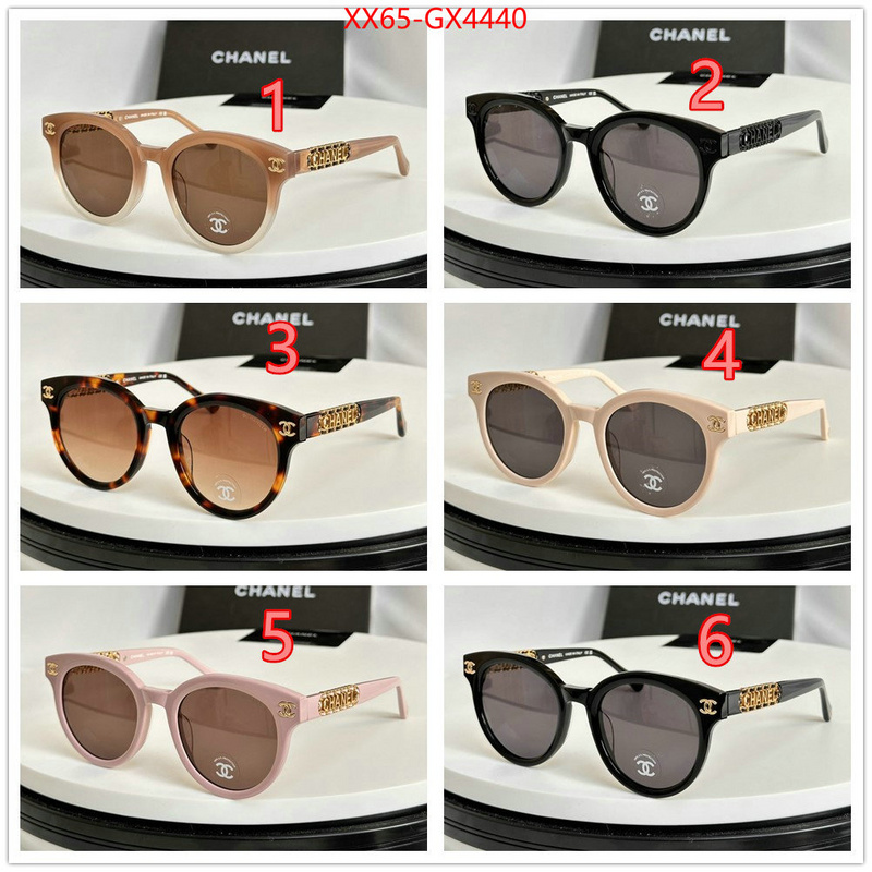 Glasses-Chanel designer wholesale replica ID: GX4440 $: 65USD