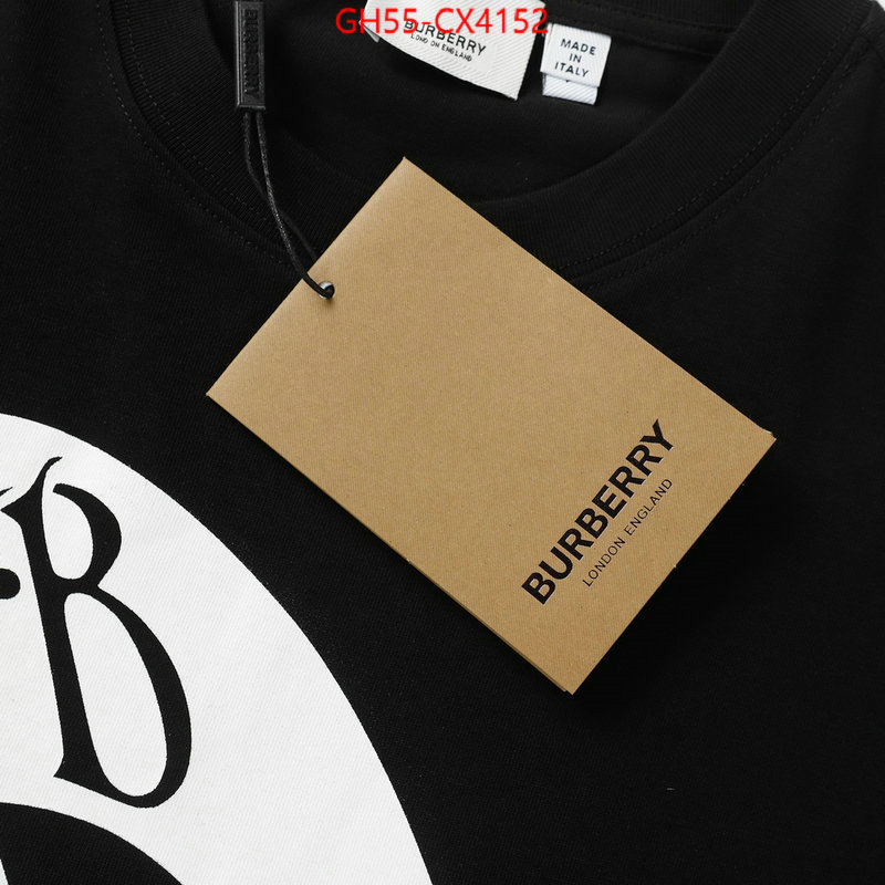 Clothing-Burberry wholesale 2024 replica ID: CX4152 $: 55USD