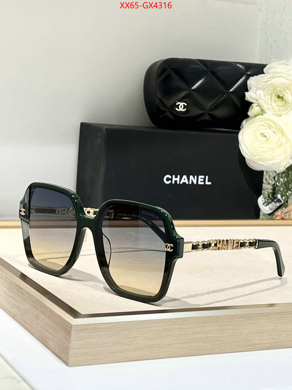 Glasses-Chanel designer 1:1 replica ID: GX4316 $: 65USD