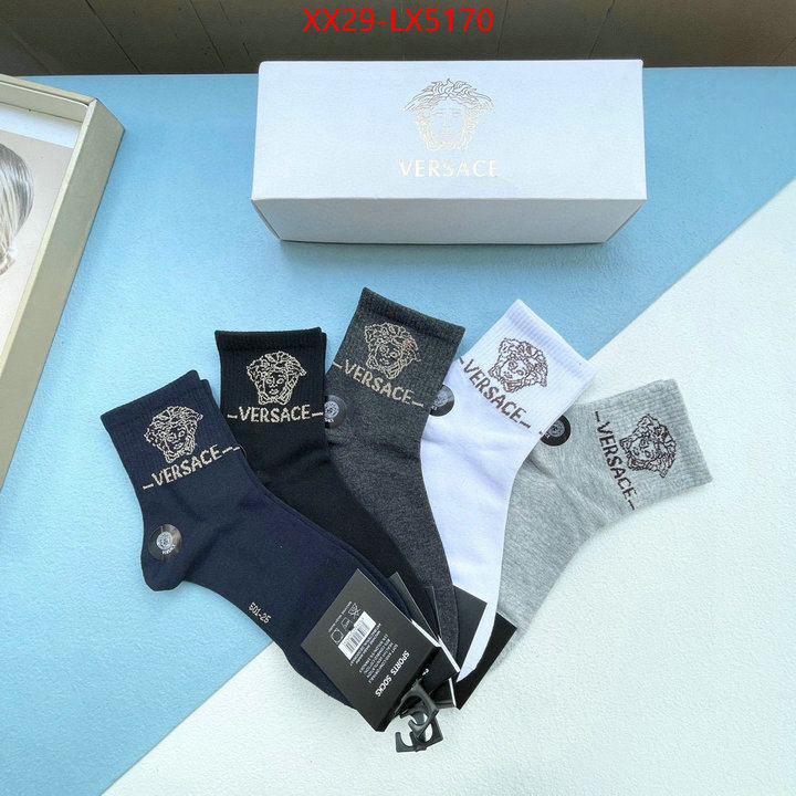 Sock-Versace high quality designer replica ID: LX5170 $: 29USD