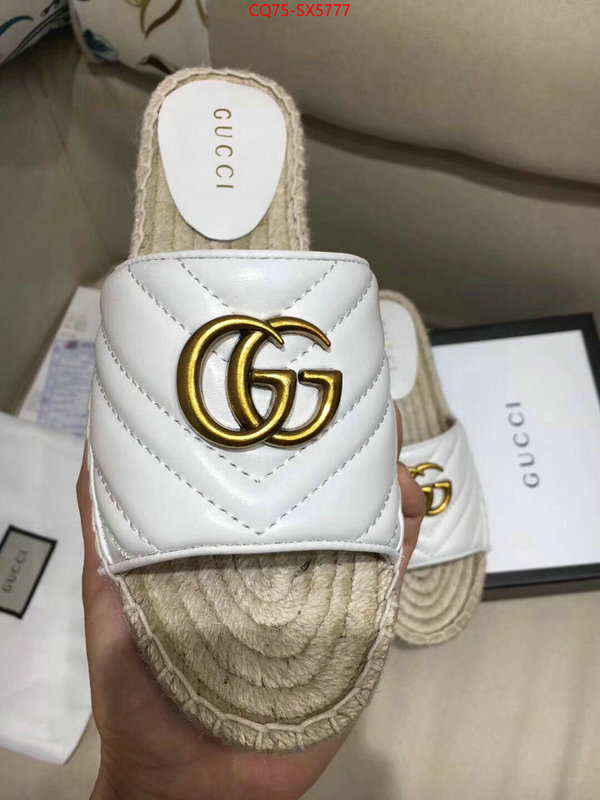 Women Shoes-Gucci buy aaaaa cheap ID: SX5777 $: 75USD