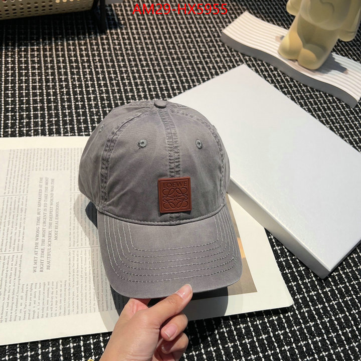 Cap(Hat)-Loewe knockoff highest quality ID: HX5955 $: 29USD