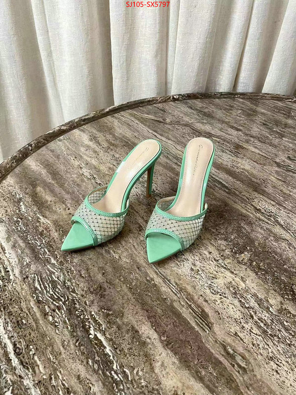 Women Shoes-Gianvito Rossi wholesale replica shop ID: SX5797 $: 105USD