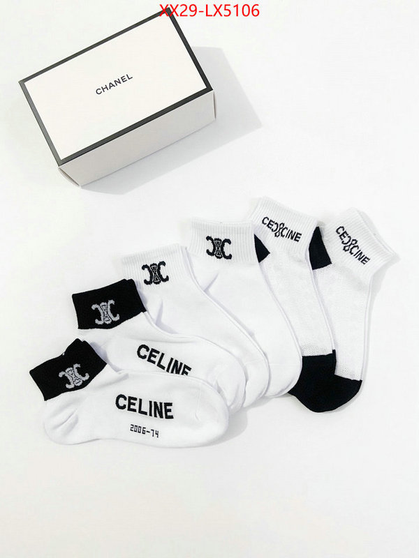 Sock-CELINE where to buy high quality ID: LX5106 $: 29USD