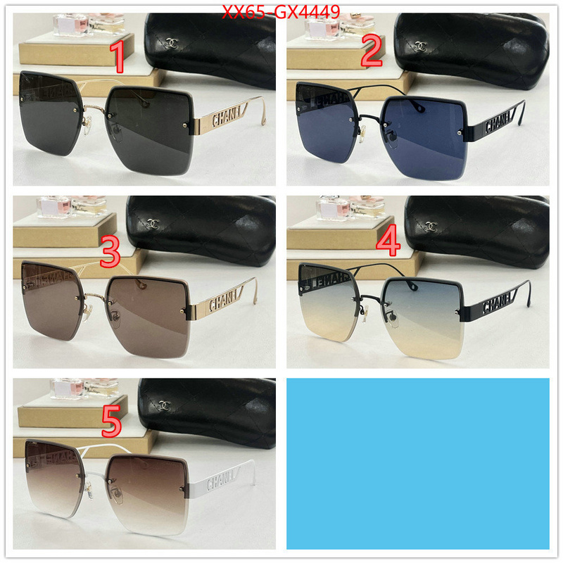 Glasses-Chanel good ID: GX4449 $: 65USD