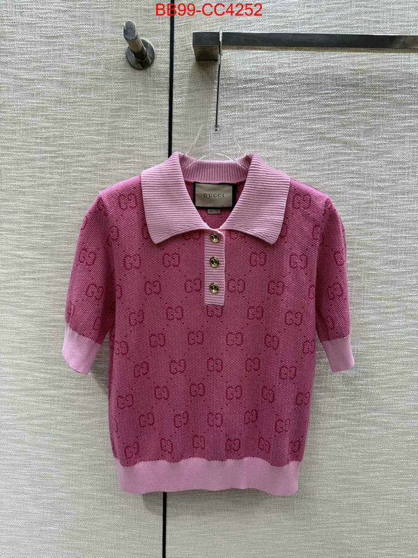 Clothing-Gucci cheap replica ID: CC4252 $: 99USD