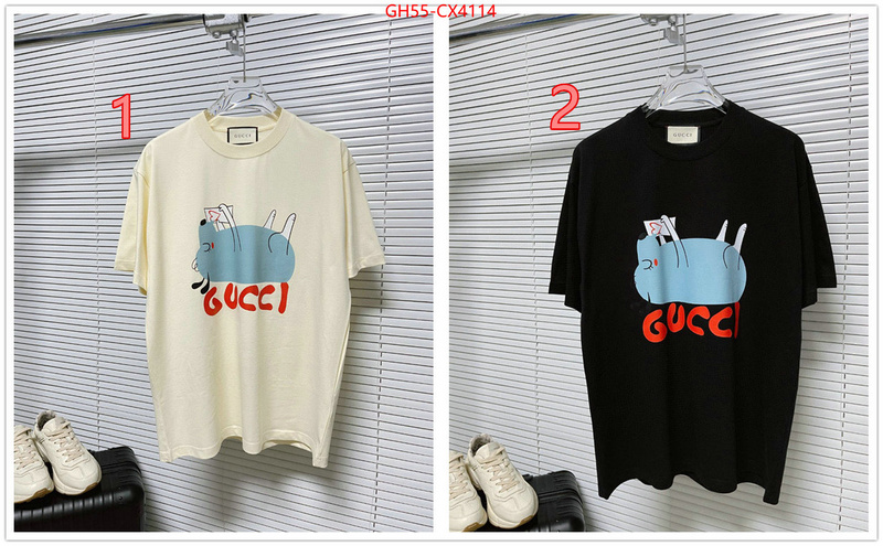 Clothing-Gucci 7 star replica ID: CX4114 $: 55USD