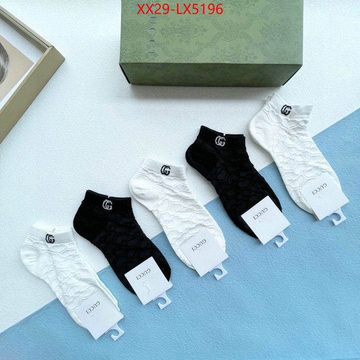 Sock-Gucci unsurpassed quality ID: LX5196 $: 29USD