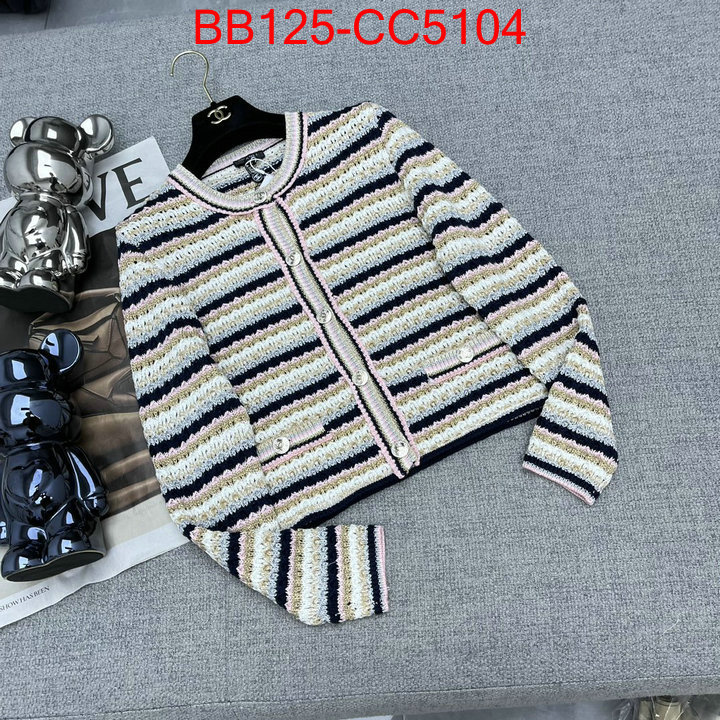 Clothing-Chanel can you buy knockoff ID: CC5104 $: 125USD