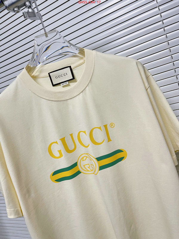 Clothing-Gucci best luxury replica ID: CX4117 $: 55USD