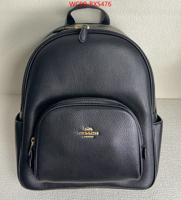 Coach Bags(4A)-Backpack- best replica 1:1 ID: BX5476 $: 99USD,