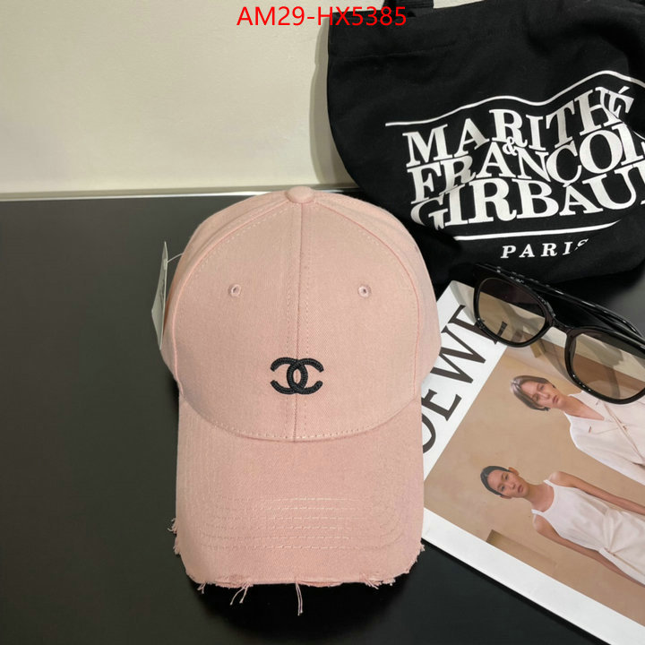 Cap (Hat)-Chanel top quality designer replica ID: HX5385 $: 29USD