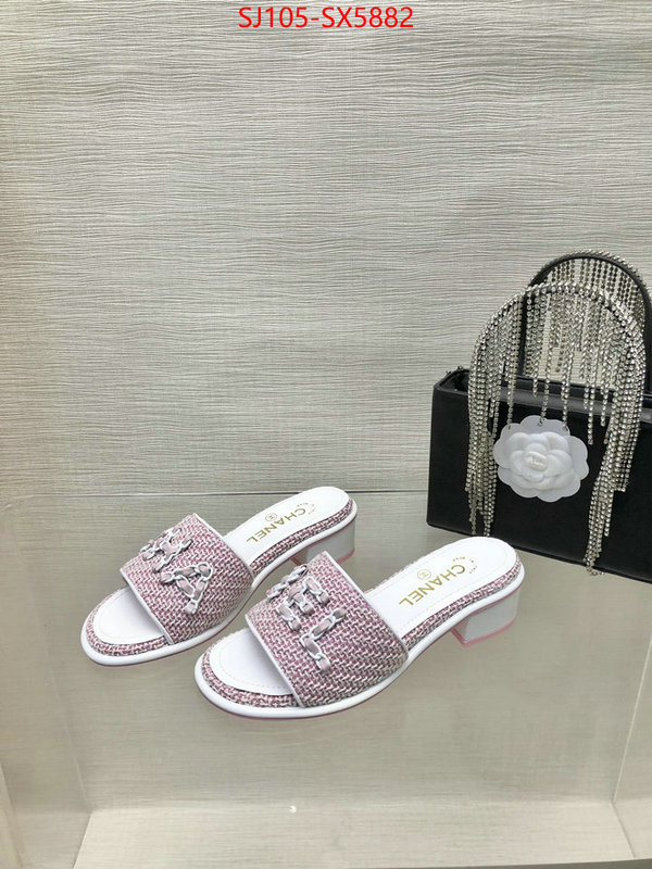 Women Shoes-Chanel customize best quality replica ID: SX5882 $: 105USD