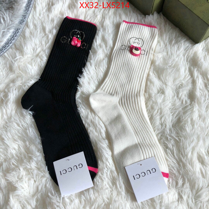 Sock-Gucci perfect quality ID: LX5214 $: 32USD