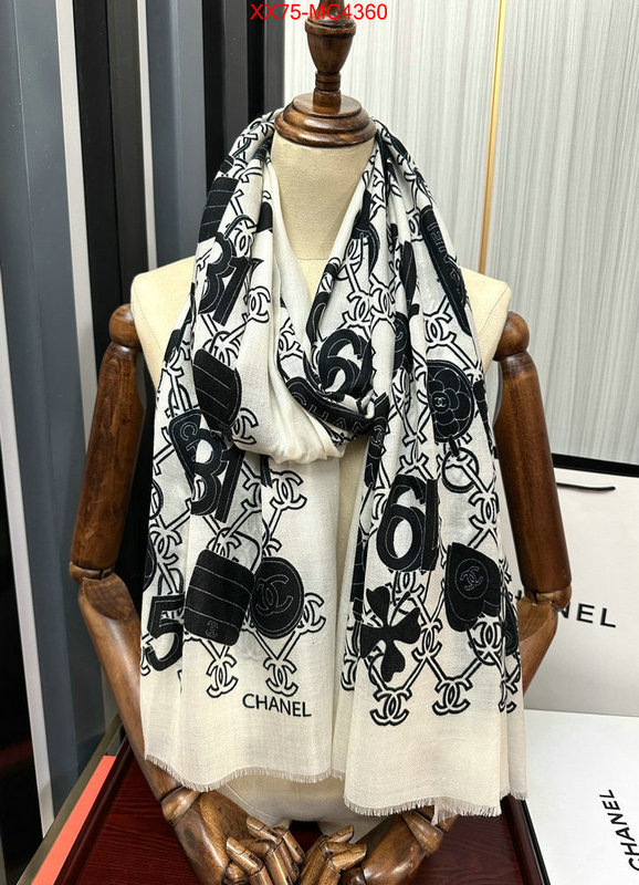 Scarf-Chanel designer replica ID: MC4360 $: 75USD