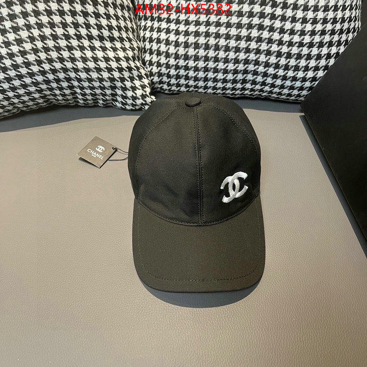 Cap (Hat)-Chanel we provide top cheap aaaaa ID: HX5382 $: 32USD