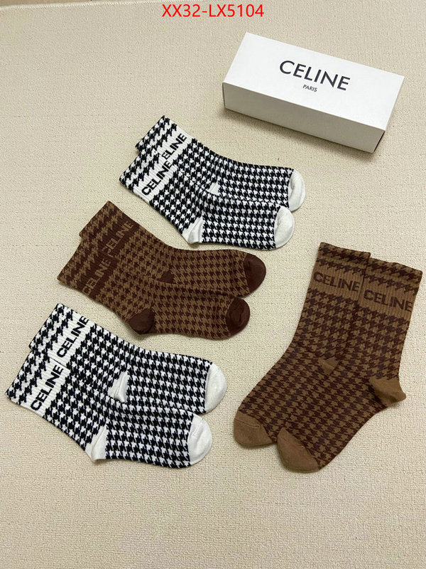 Sock-CELINE quality aaaaa replica ID: LX5104 $: 32USD