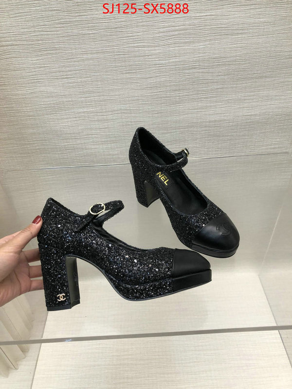 Women Shoes-Chanel aaaaa+ class replica ID: SX5888 $: 125USD