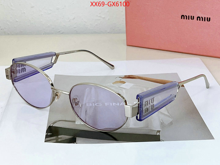 Glasses-Miu Miu best knockoff ID: GX6100 $: 69USD