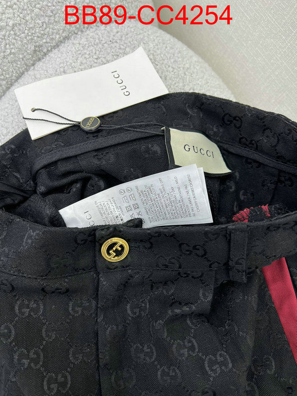 Clothing-Gucci designer replica ID: CC4254 $: 89USD