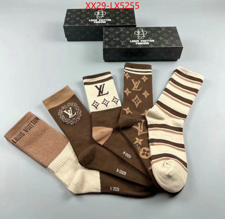 Sock-LV high quality designer ID: LX5255 $: 29USD