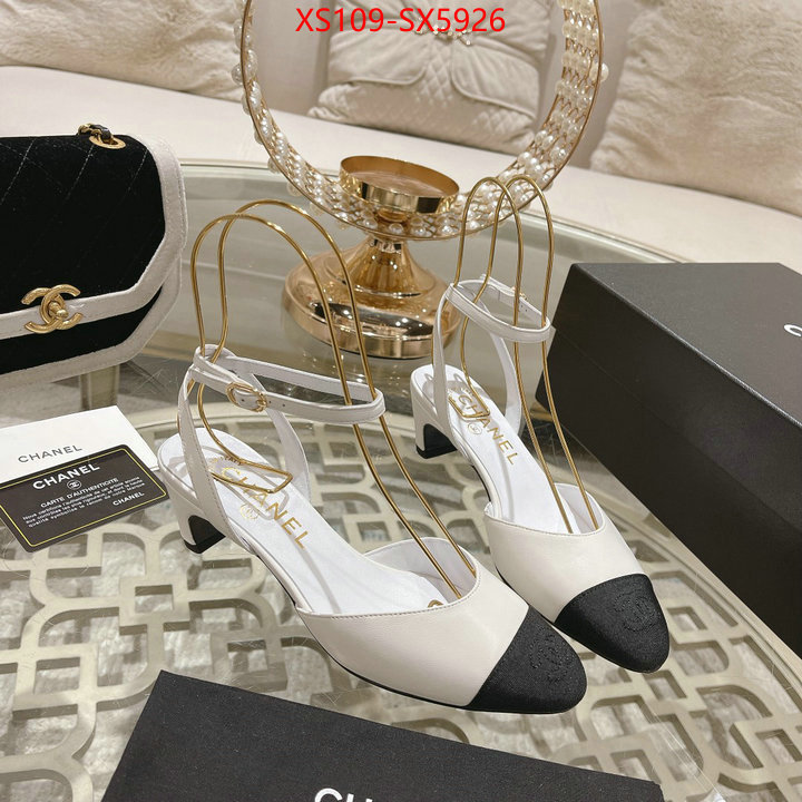 Women Shoes-Chanel luxury shop ID: SX5926 $: 109USD