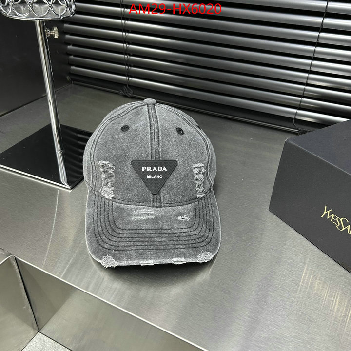 Cap (Hat)-Prada can you buy knockoff ID: HX6020 $: 29USD