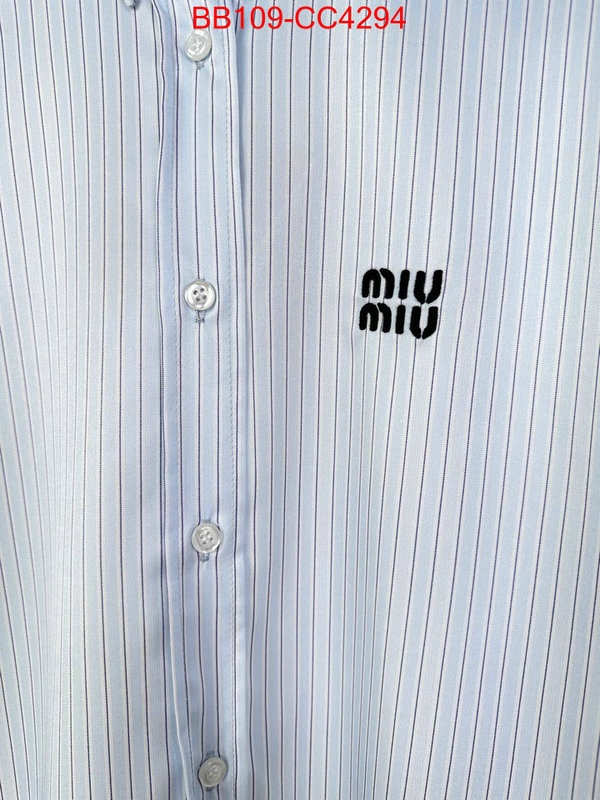 Clothing-MIU MIU designer replica ID: CC4294 $: 109USD