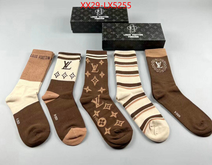 Sock-LV high quality designer ID: LX5255 $: 29USD