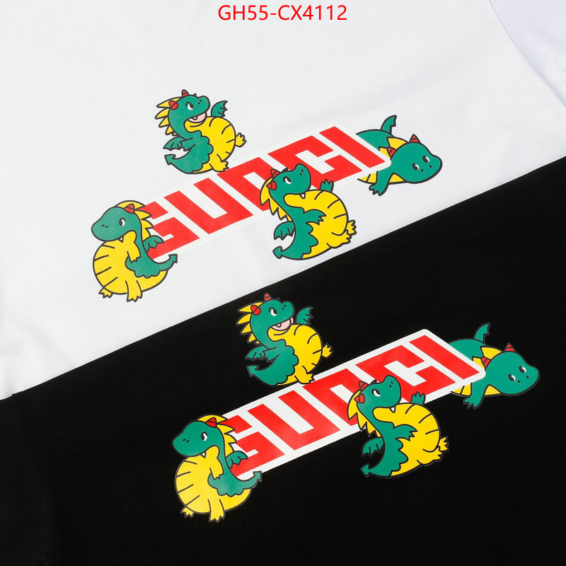 Clothing-Gucci fake high quality ID: CX4112 $: 55USD