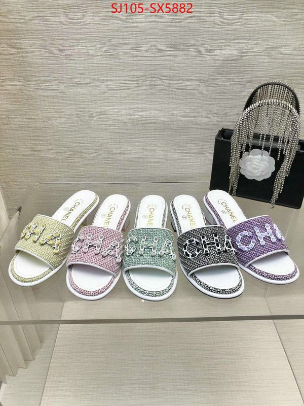 Women Shoes-Chanel customize best quality replica ID: SX5882 $: 105USD