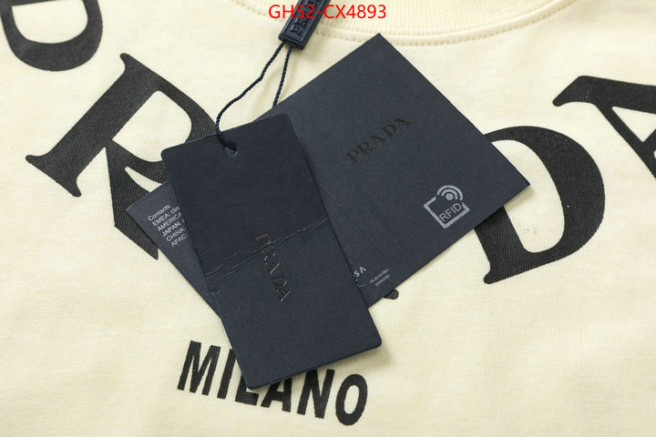 Clothing-Prada high-end designer ID: CX4893 $: 52USD