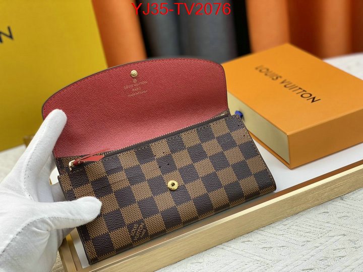 LV Bags(4A)-Wallet what is a counter quality ID: TV2076 $: 35USD,