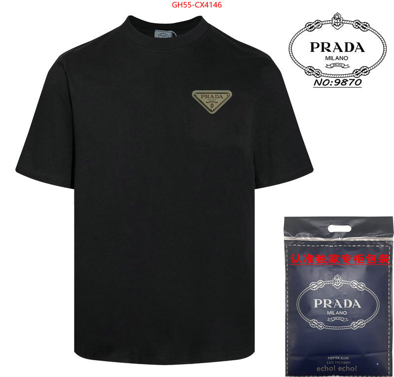 Clothing-Prada high quality happy copy ID: CX4146 $: 55USD