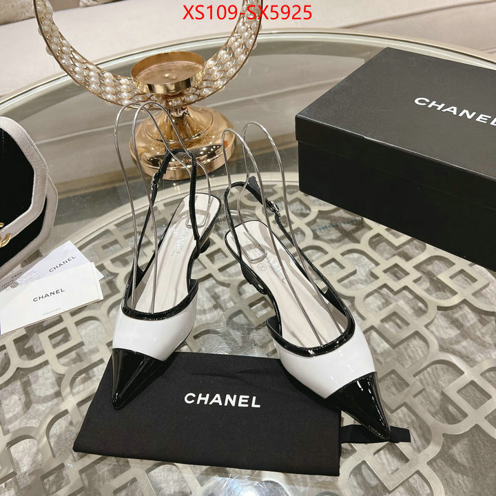 Women Shoes-Chanel luxury shop ID: SX5925 $: 109USD