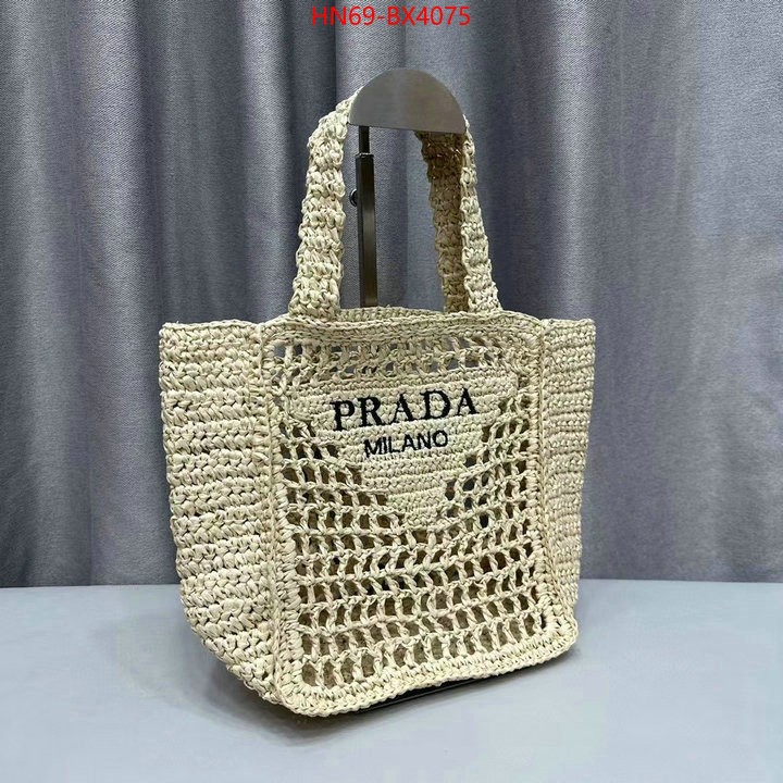 Prada Bags (4A)-Handbag- exclusive cheap ID: BX4075 $: 69USD,