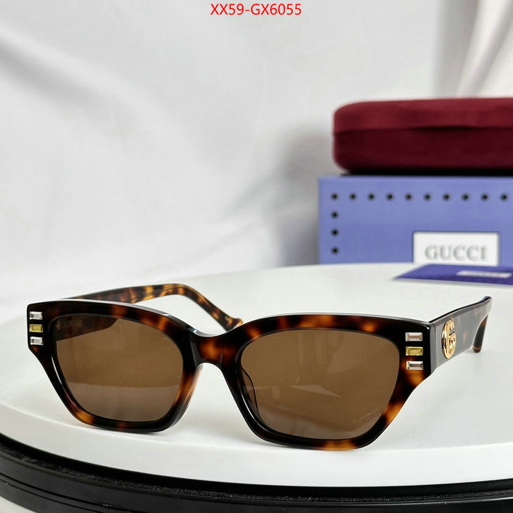 Glasses-Gucci wholesale replica shop ID: GX6055 $: 59USD