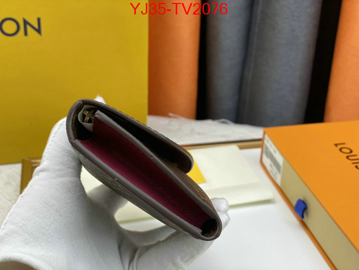 LV Bags(4A)-Wallet what is a counter quality ID: TV2076 $: 35USD,