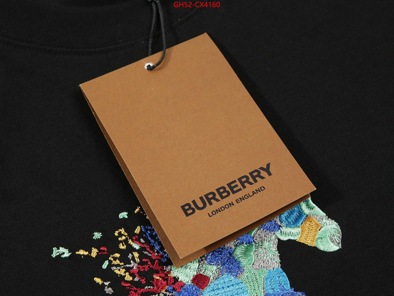 Clothing-Burberry wholesale imitation designer replicas ID: CX4160 $: 52USD