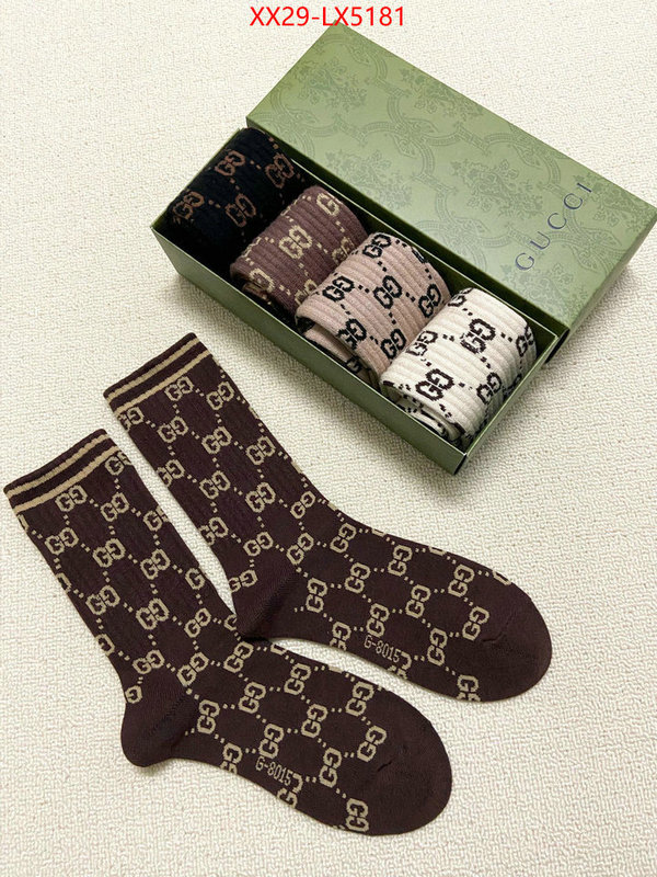 Sock-Gucci customize the best replica ID: LX5181 $: 29USD