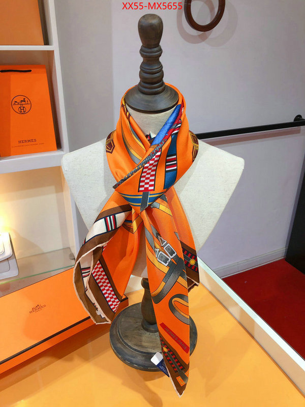 Scarf-Hermes designer fake ID: MX5655 $: 55USD