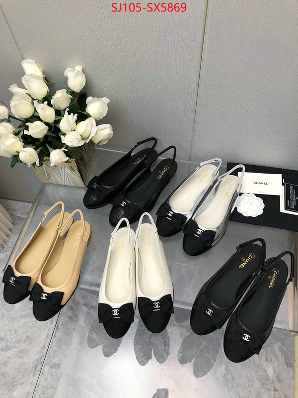 Women Shoes-Chanel luxury fake ID: SX5869 $: 105USD