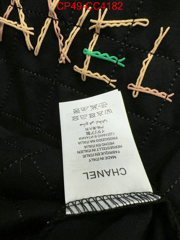 Clothing-Chanel 2024 perfect replica designer ID: CC4182 $: 49USD