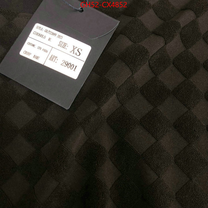 Clothing-LV knockoff highest quality ID: CX4852 $: 52USD