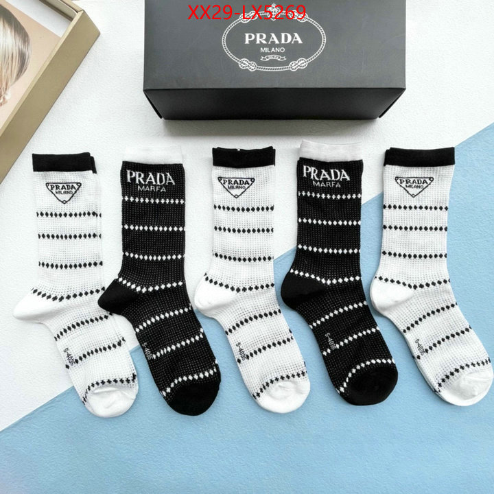 Sock-Prada sellers online ID: LX5269 $: 29USD