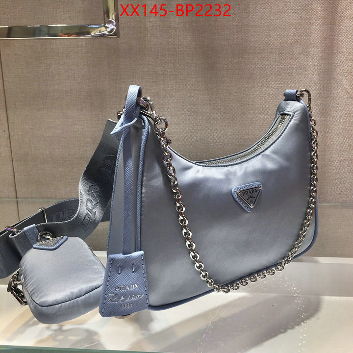 Prada Bags (TOP)-Re-Edition 2005 highest quality replica ID: BP2232 $: 145USD,